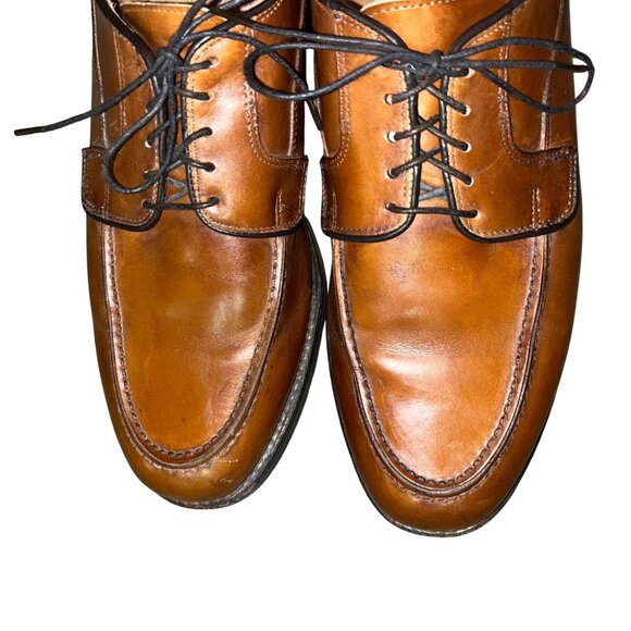 Allen Edmonds Oxford Shoes Men\'s 10 D Brown Leather Dress Used *No Insoles main image 10